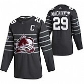 Avalanche 29 Nathan MacKinnon Gray 2020 NHL All-Star Game Adidas Jersey,baseball caps,new era cap wholesale,wholesale hats